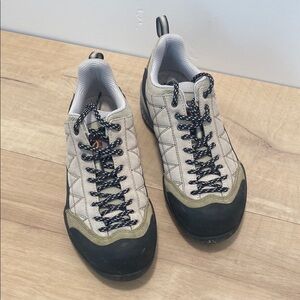 Womens Beige and Black Hiking Shoes by Scarpa